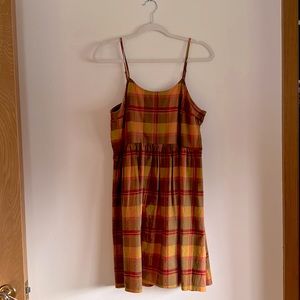 Madewell   Plaid Summer    Mini Dress
